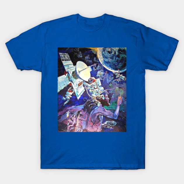 Spaceship Earth Mural T-Shirt by SoggyCheeseFry